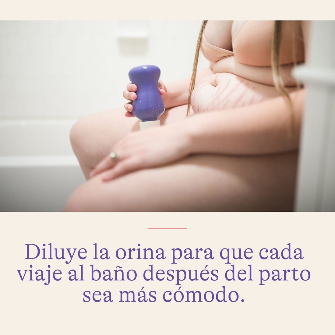 Botella de Lavado Postparto