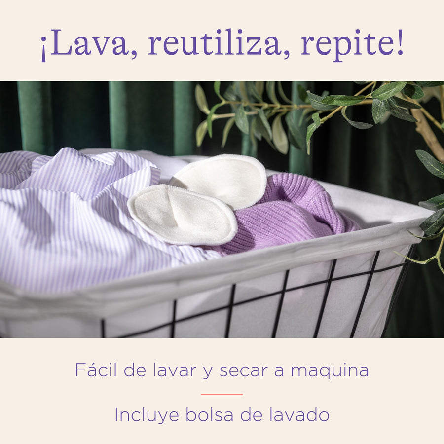 Protectores lavables de lactancia